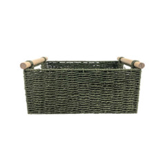 Paniere tressee s vert