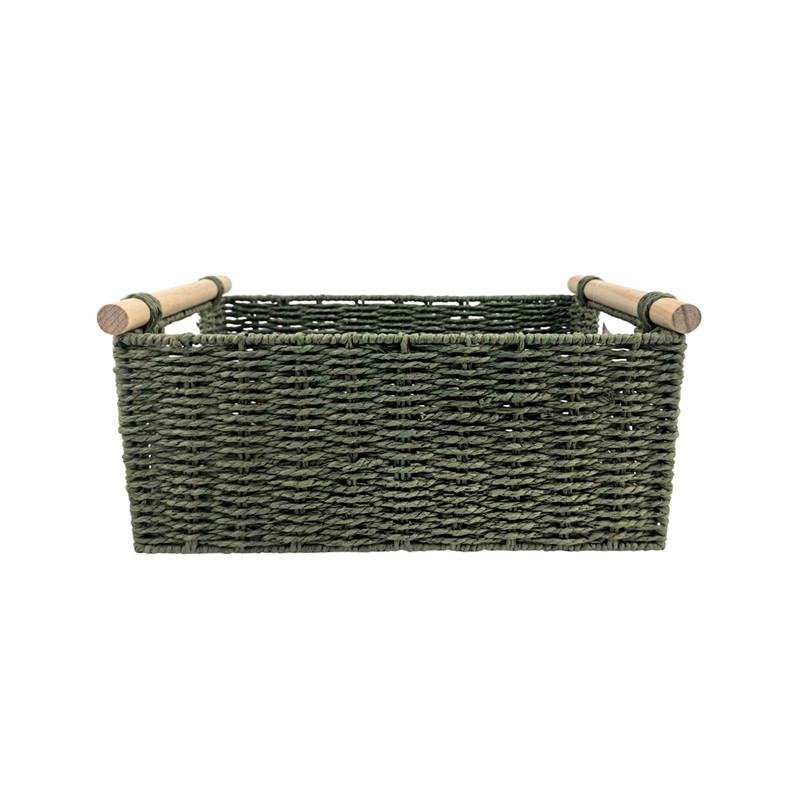 Paniere tressee s vert