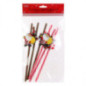 Paille reutilisable noel x6 m24