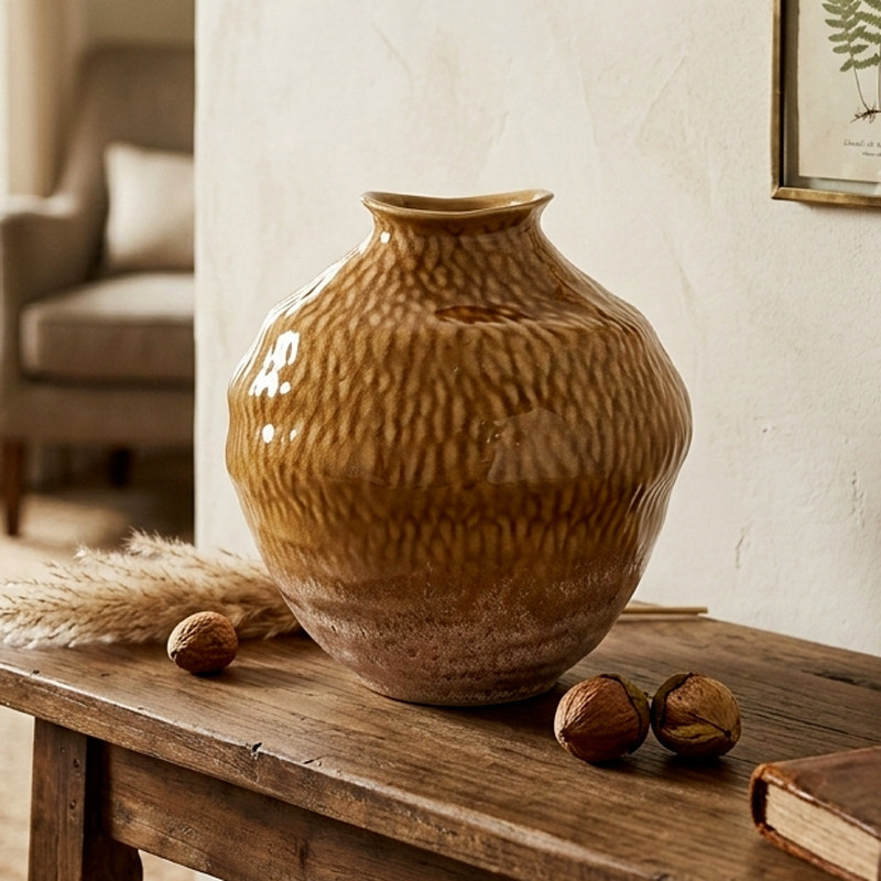 Vase ceramique reactive