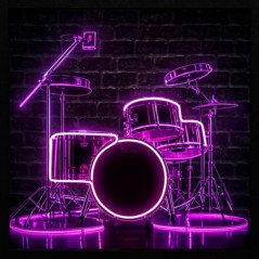 Cadre image led batterie 50x70cm