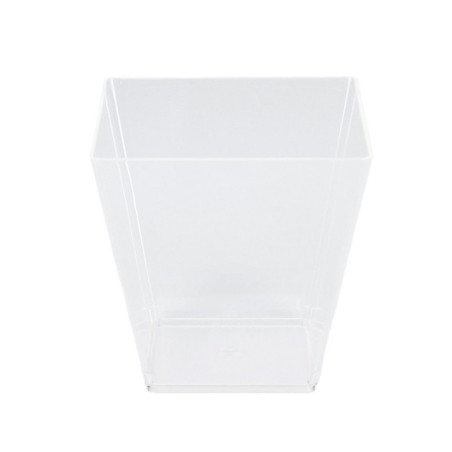 Grande verrine carree x10 plasti