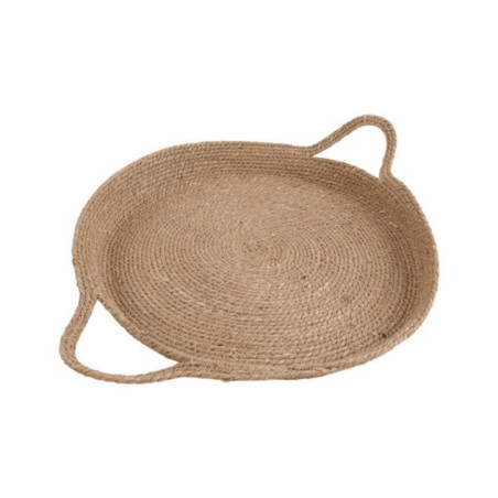 Plateau tresse avec poignees