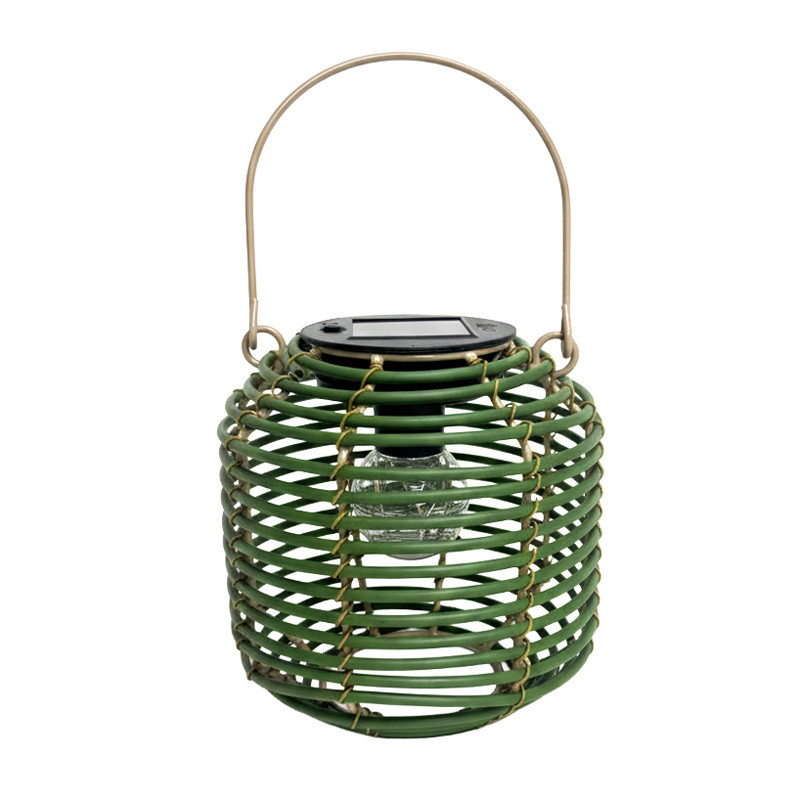 Lanterne solaire verte