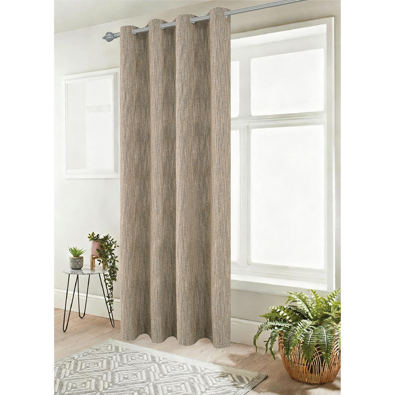 Rideau texture 140x240cm kaki