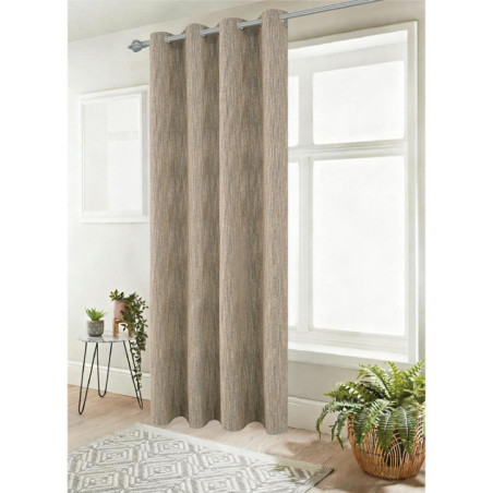 Rideau texture 140x240cm kaki