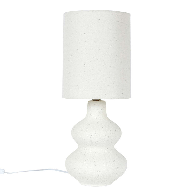 Lampe ceramique creme