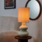 Lampe ceramique creme