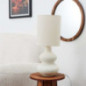 Lampe ceramique creme