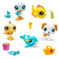 Pack de 5 figurines lps plage
