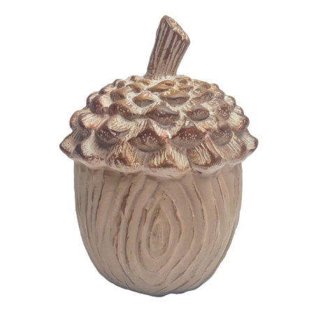 Statue gland effet bois 13.5cm