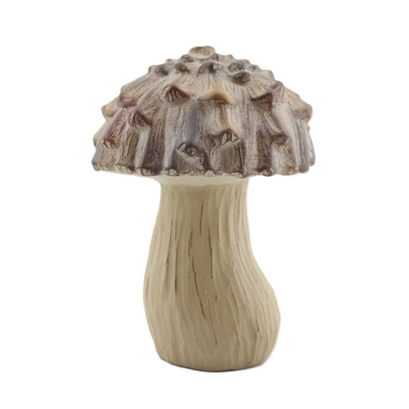Champignon effet bois 21cm