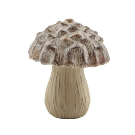 Champignon effet bois 15cm