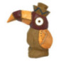 Statue solaire toucan tiki