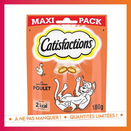 Friandises chat poulet 180g