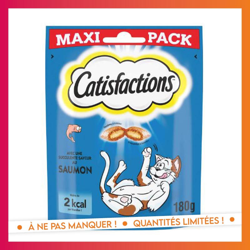 Friandises chats saumon 180g