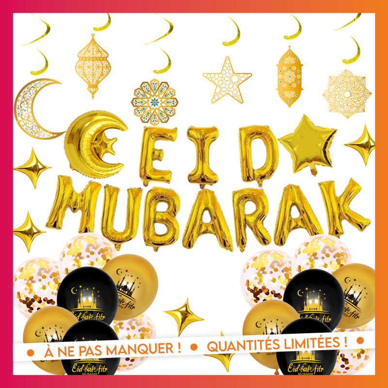 Arche de ballons oriental or noi