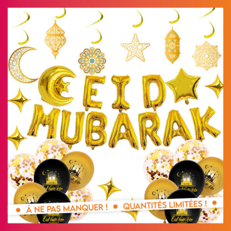 Arche de ballons oriental or noi