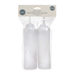 Set de deux bouteilles a sauce