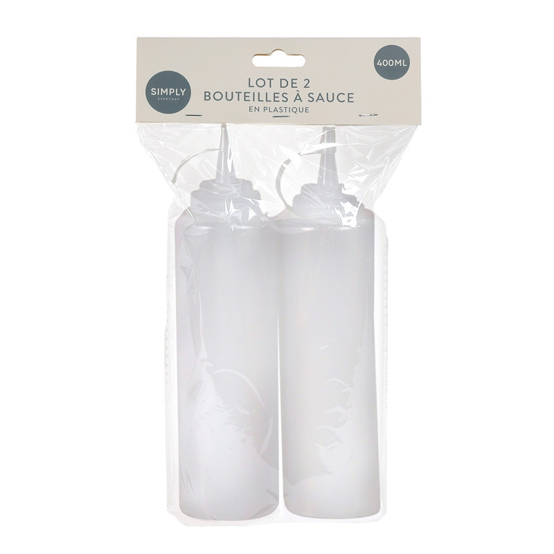 Set de deux bouteilles a sauce