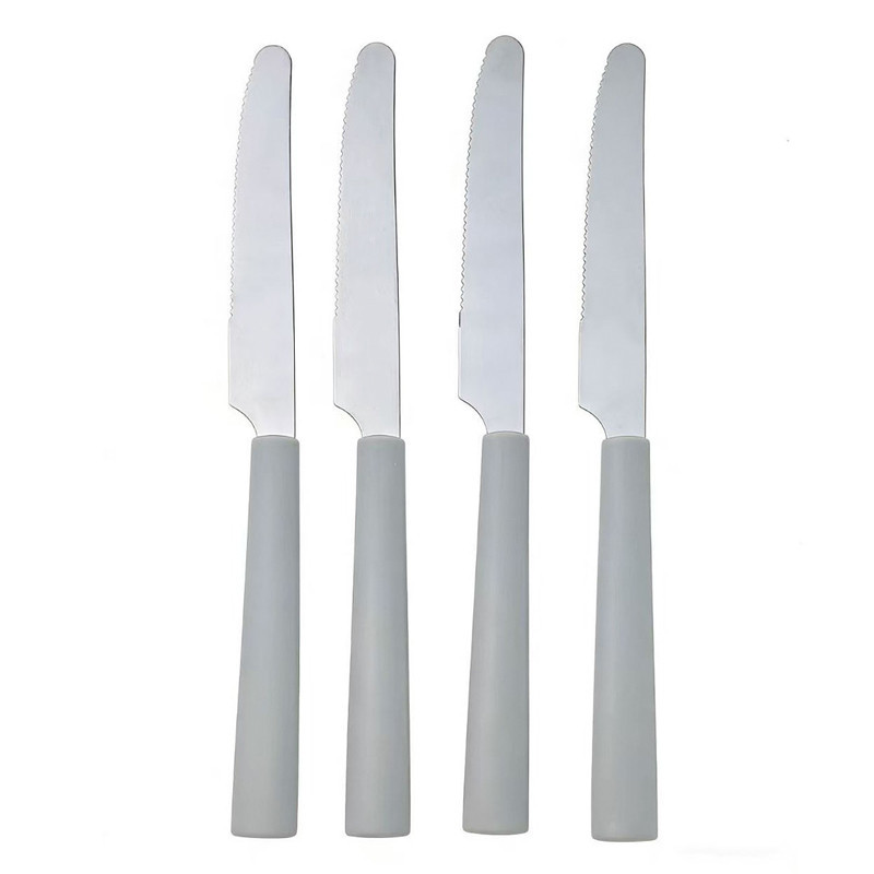 4 couteaux manche plastique