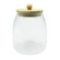 Bocal en verre arrondis / bois
