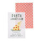 Lot de 2 torchons motif pasta