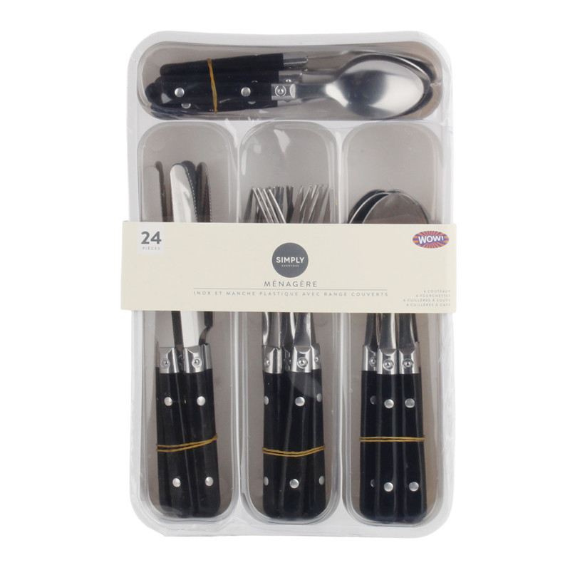 enagere 24pcs+range couverts