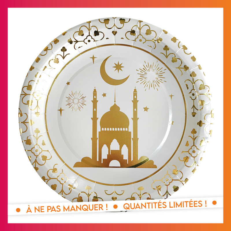 Assiettes oriental d23cm x10