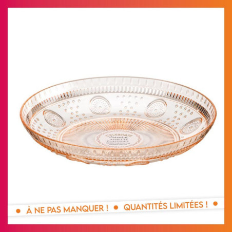 Assiette plastique oriental d21c