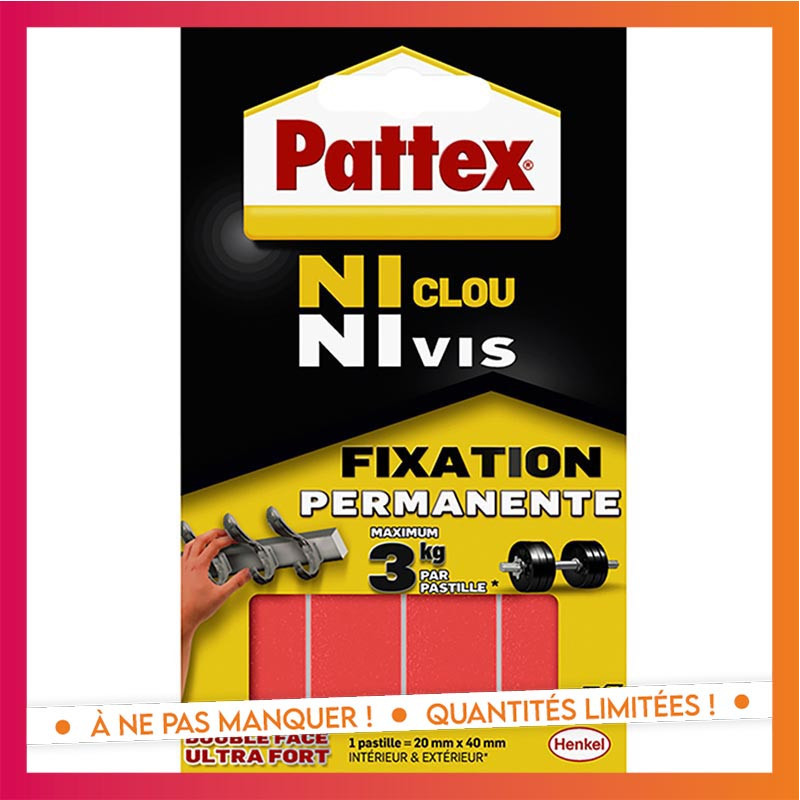 Adhesif fixation  10 pastilles