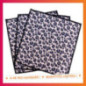 Lavettes microfibre leopard x3