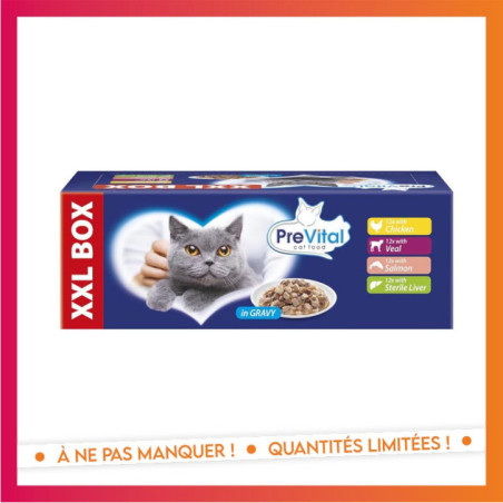 Multipack de pochons pour chats