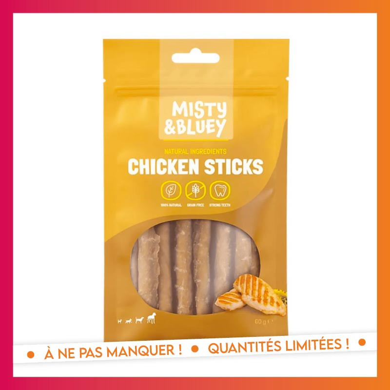 Batonnets au poulet 60g