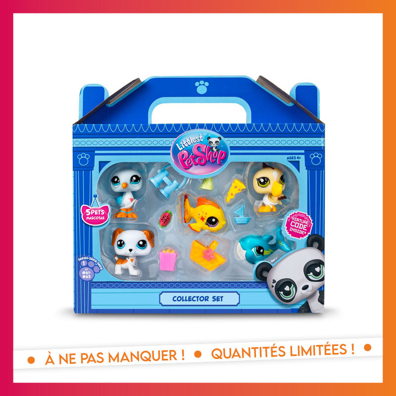 Pack de 5 figurines lps plage