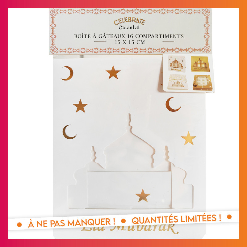 Boite a gateaux 16 compatriments