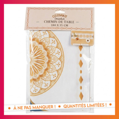 Chemin de table 180x35cm
