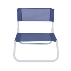 Chaise de plage jaune/bleue
