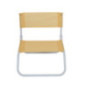 Chaise de plage jaune/bleue