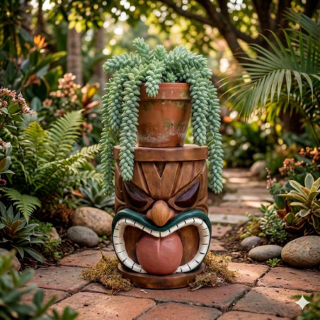 Support plante tiki