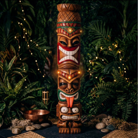 Statue solaire totem tiki xxl mu