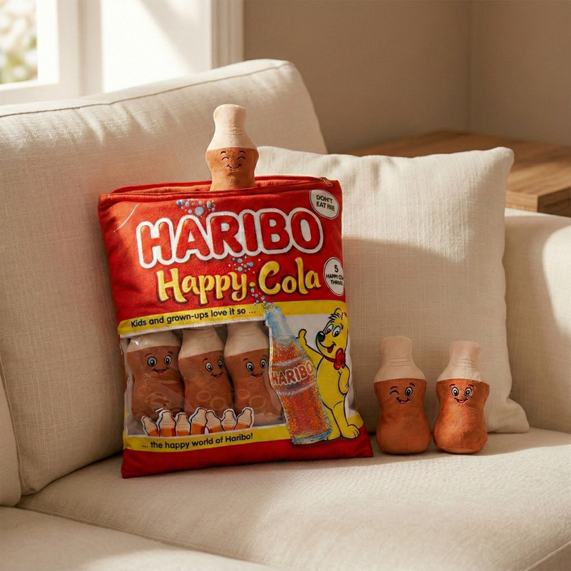 Peluches bonbons haribo cola