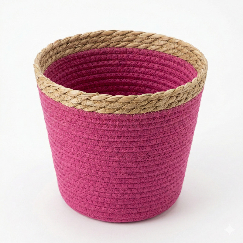 Cache pot panier colores 3ass