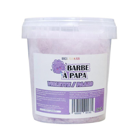 Barbe a papa seau violette 35g