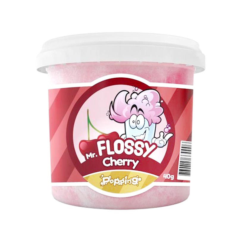 Barbe a papa petillante cerise