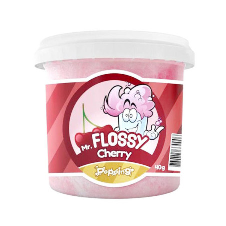 Barbe a papa petillante cerise