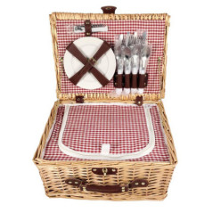 Panier de picnic en osier couver