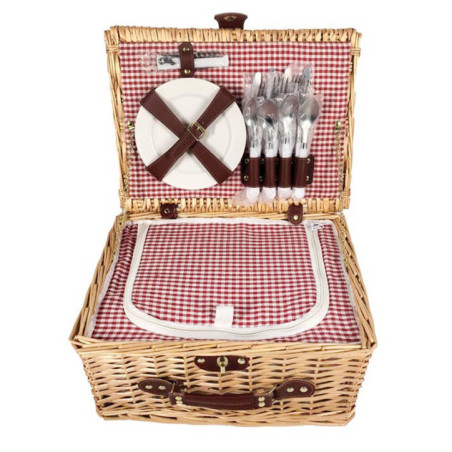Panier de picnic en osier couver