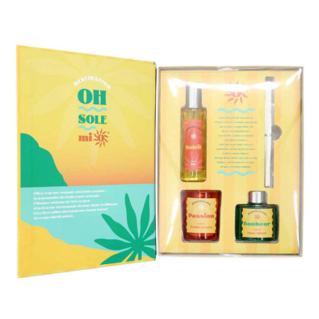 Coffret 4 bougies parfumees