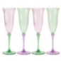 Pack de 4 flutes a champagne fle